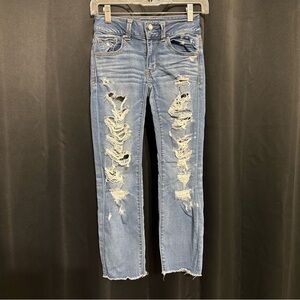 American Eagle Artist Crop Jeans